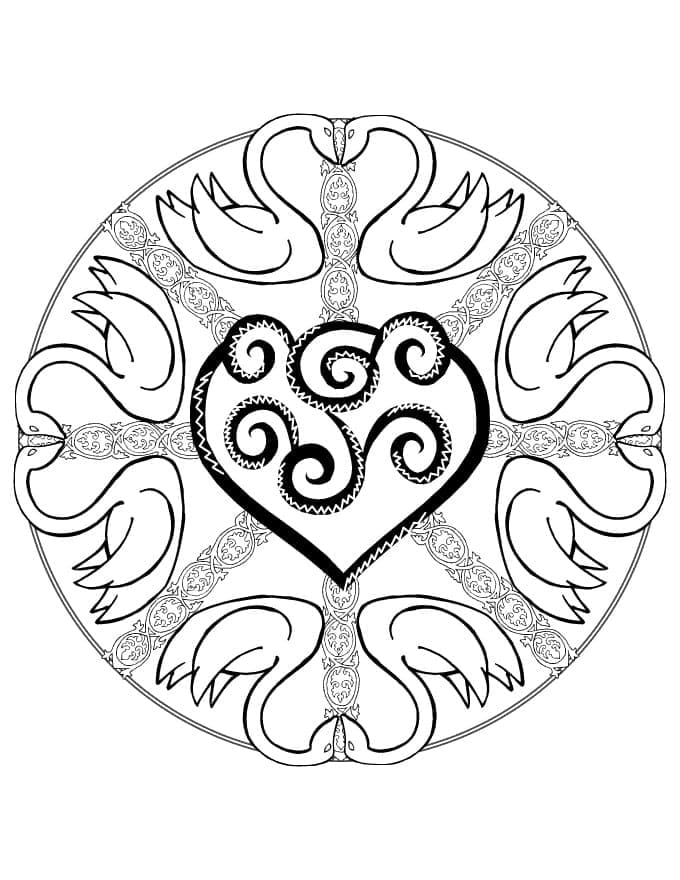 Mandalas Animaux 9